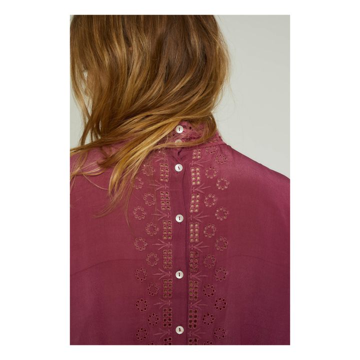 Blouse Ellie Rouge framboise- Image produit n°7