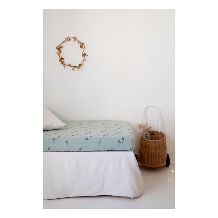 Lenzuolo Olivia Oca | Azzurro- Immagine del prodotto n°1
