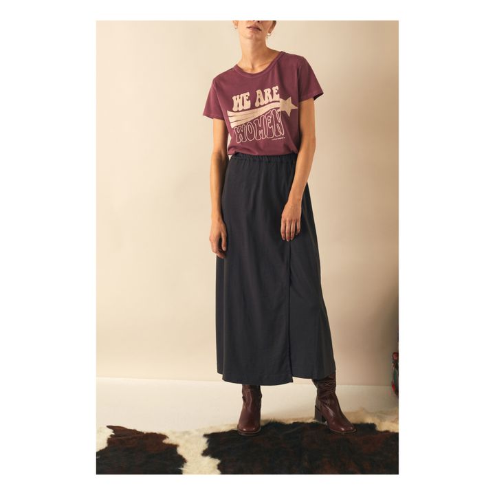 T-shirt, modello: Toro Star, in cotone bio Bordeaux- Immagine del prodotto n°4