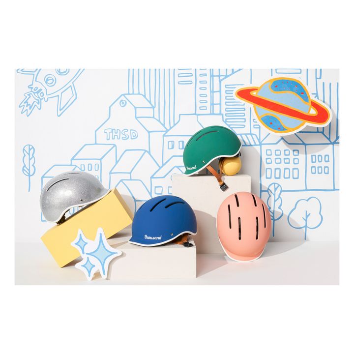 Casque de vélo Enfant Heritage | Argenté- Image produit n°3