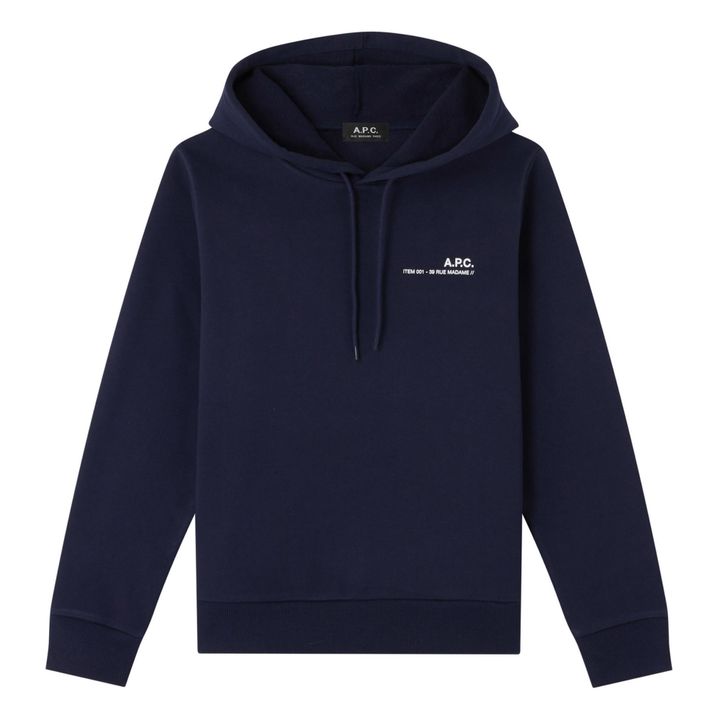 Sweatshirt Hoodie Item F | Navy- Produktbild Nr. 0