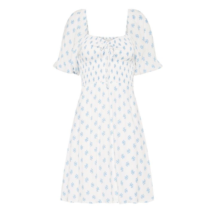 Vestito Galicia, con stampa floreale | Blu- Immagine del prodotto n°0