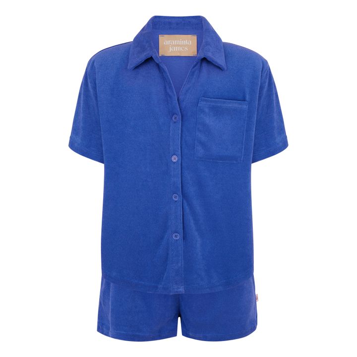Conjunto Camisa Terry - Exclusividad Araminta James x Smallable - Azul- Imagen del producto n°0