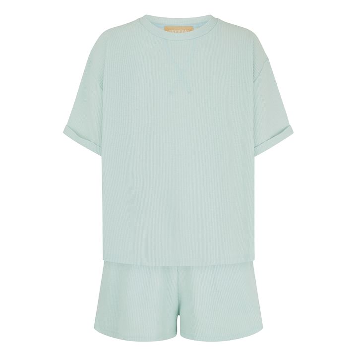 Conjunto Waffle Boyfriend Azul Cielo- Imagen del producto n°0