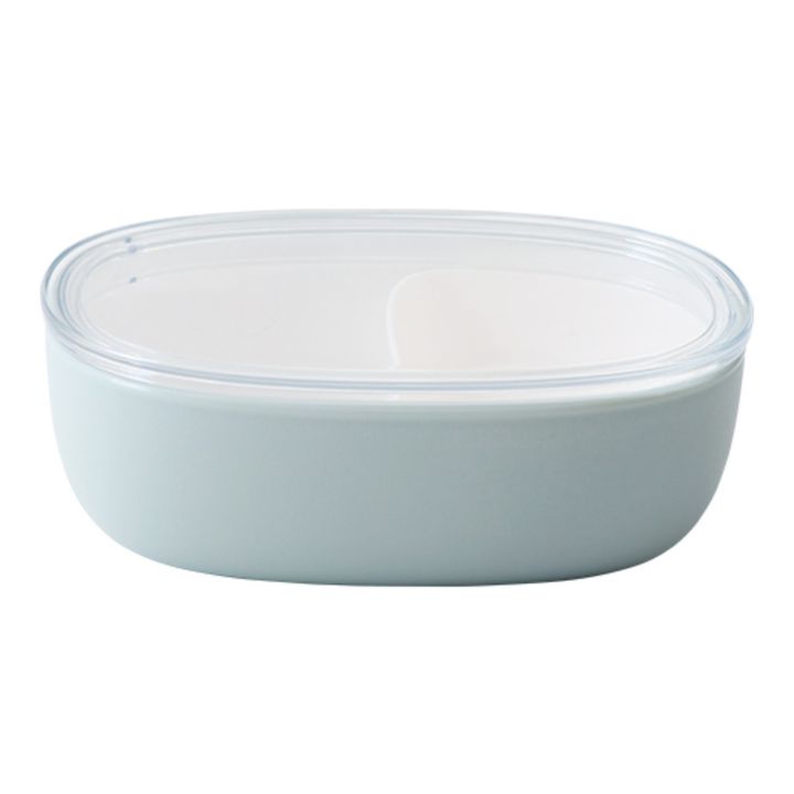 Lunch-box Bonbo compartimentée | Bleu gris- Image produit n°0