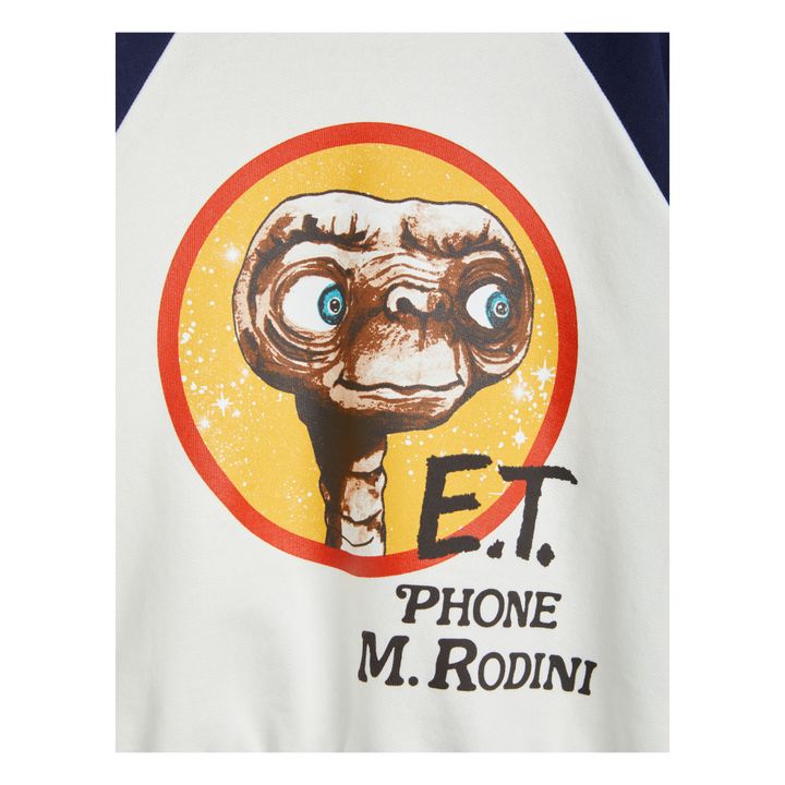 Sweatshirt aus Bio-Baumwolle Mini Rodini x Capsule E.T. | Weiß- Produktbild Nr. 2