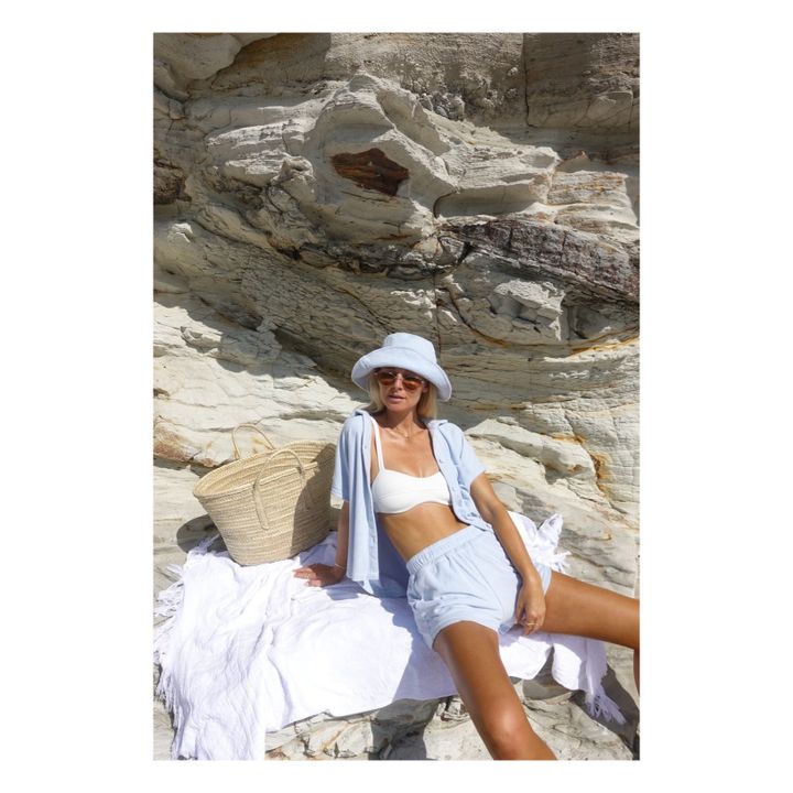 Bucket hat Terry - Exclusividad Araminta James x Smallable | Azul Cielo- Imagen del producto n°3