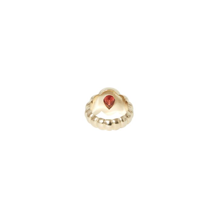 Anello Mrs. Rosso | Dorato- Immagine del prodotto n°2