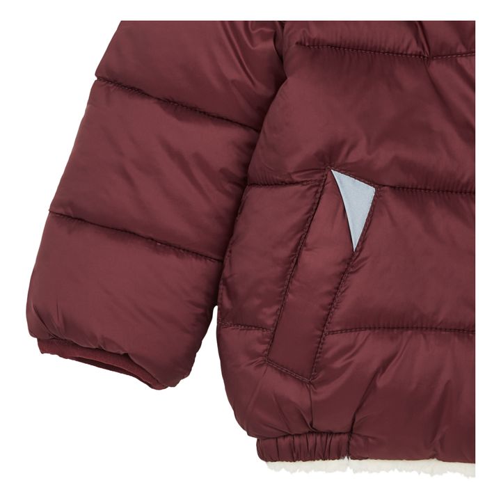 Doudoune Réversible Sherpa | Bordeaux- Image produit n°2