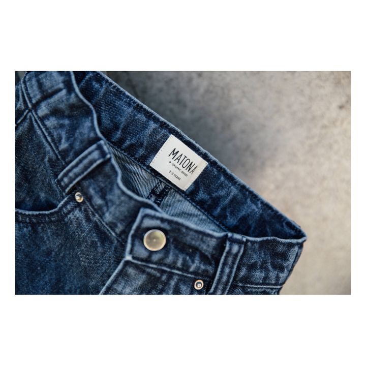 Pantalón vaquero recto de algodón orgánico Utility | Vaquero- Imagen del producto n°4
