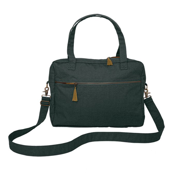 Organic Cotton Changing Bag | Dark Grey S021- Product image n°1