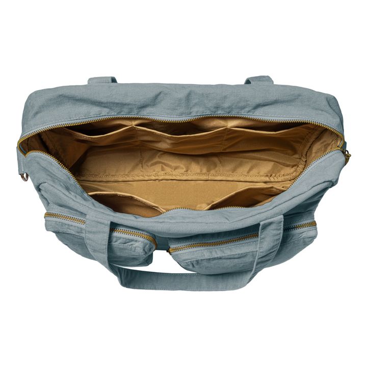 Organic Cotton Changing Bag | Ice Blue S032- Product image n°2