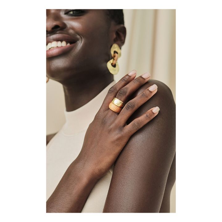 Bague Sanamu | Bois clair- Image produit n°1