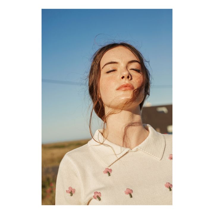 Vestido de punto - Colección Mujer - Crudo- Imagen del producto n°2