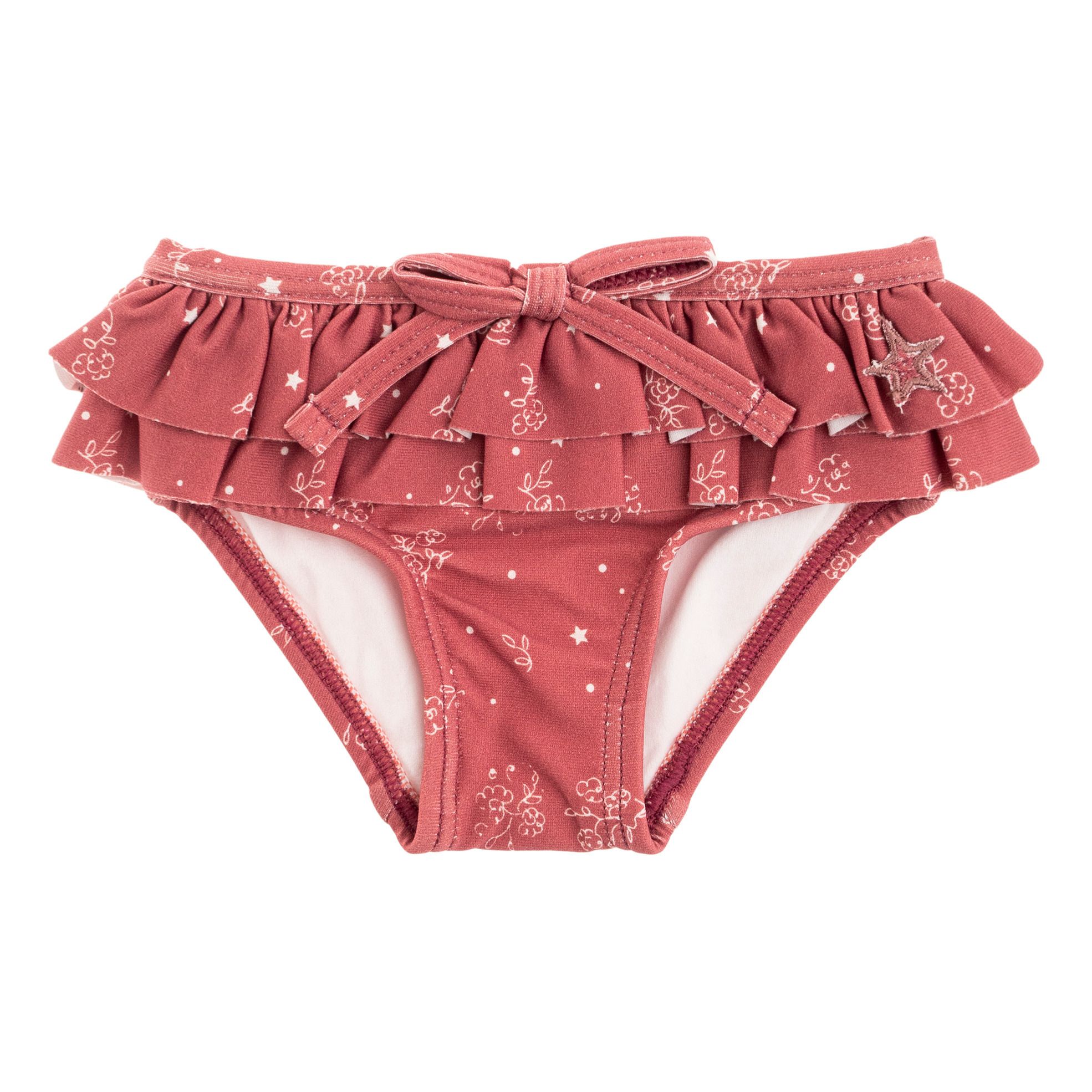 Floral Bikini Bottoms Pink- Product image n°0