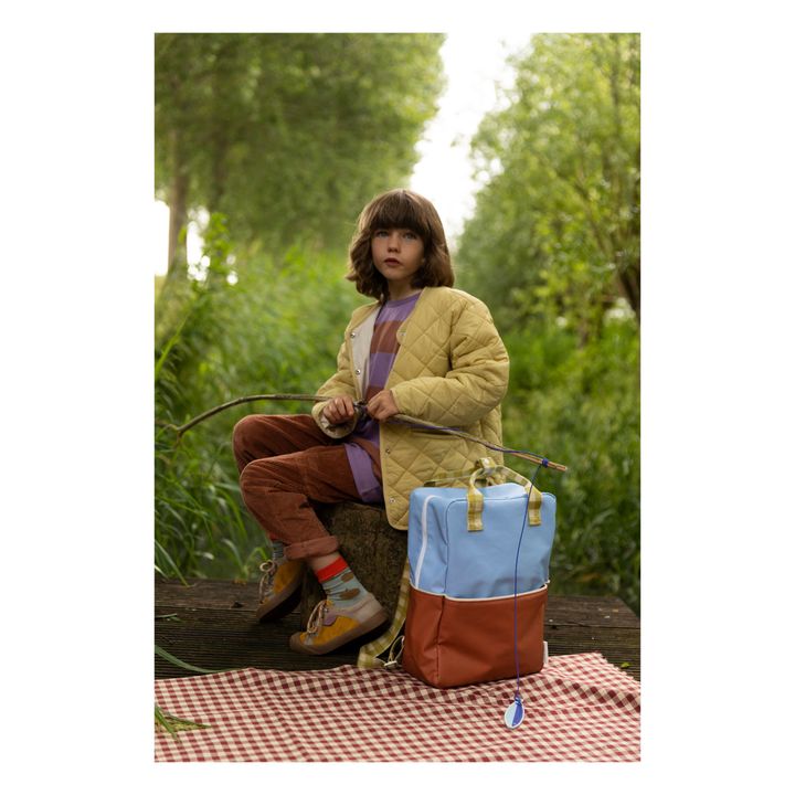 Sac à Dos Color Blocking | Bleu- Image produit n°1