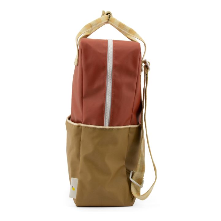 Mochila Color Blocking Marrón- Imagen del producto n°3