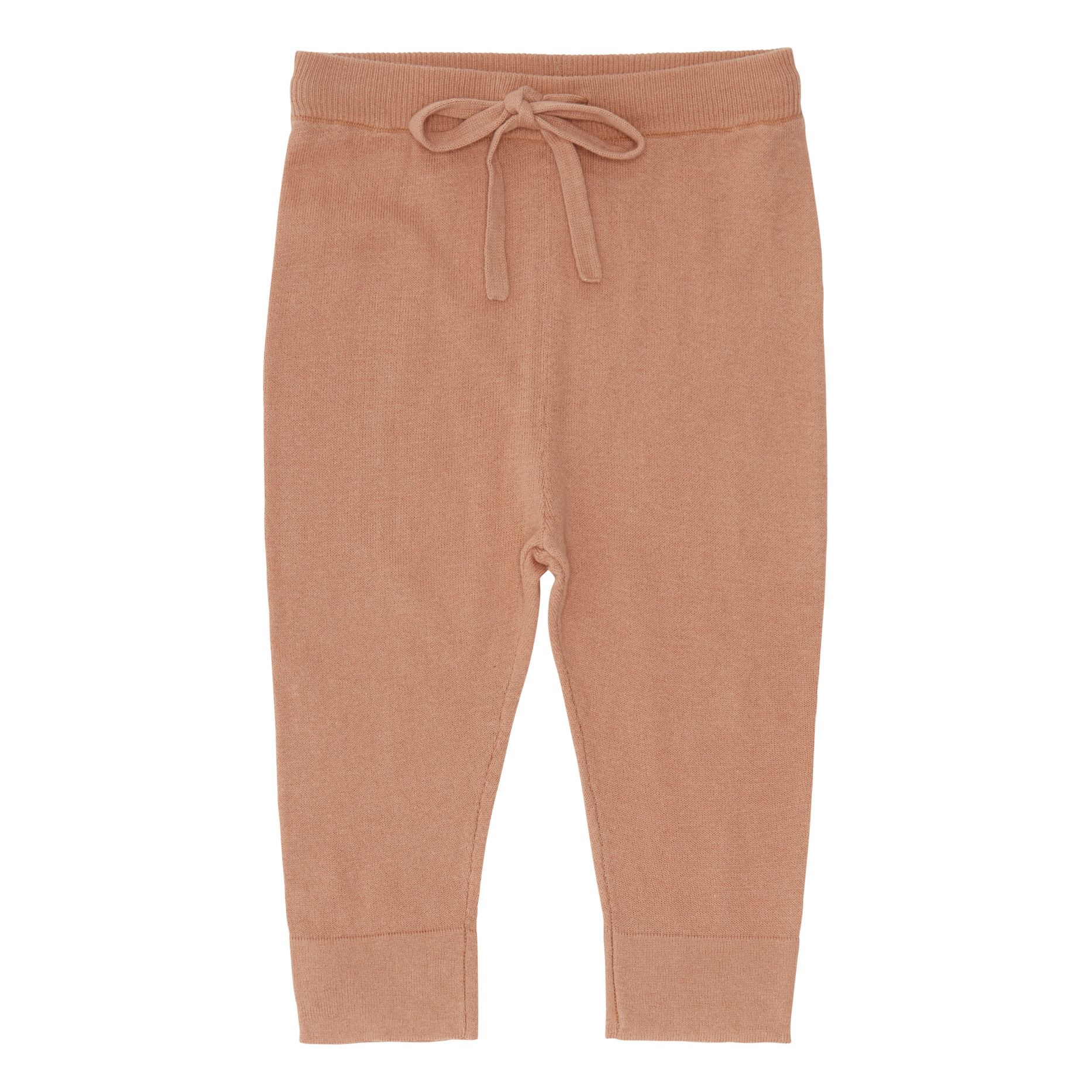Pantalón Uni de algodón orgánico Rosa Palo- Imagen del producto n°0