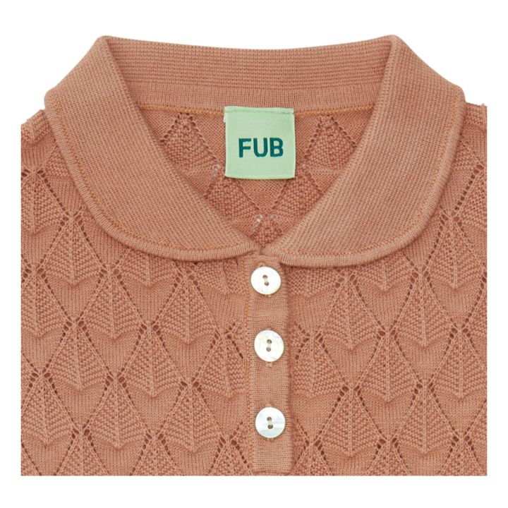Polo de punto de algodón orgánico | Rosa Palo- Imagen del producto n°1
