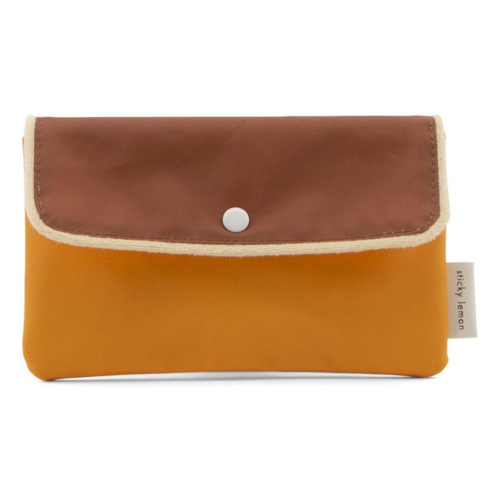 Gingham Pencil Case | Brown- Product image n°0