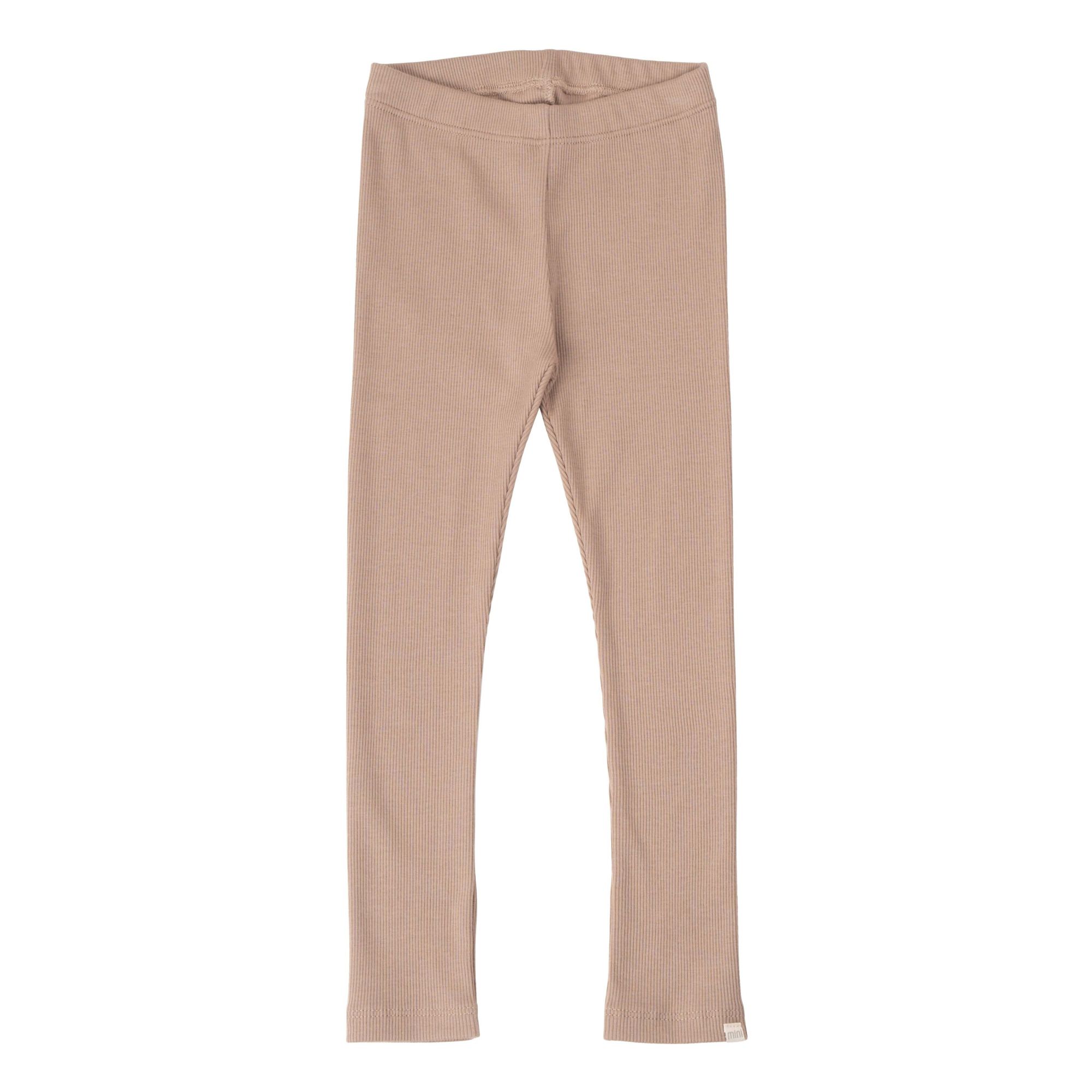 Legging Ribs Coton Bio Côtelé | Brun- Image produit n°0
