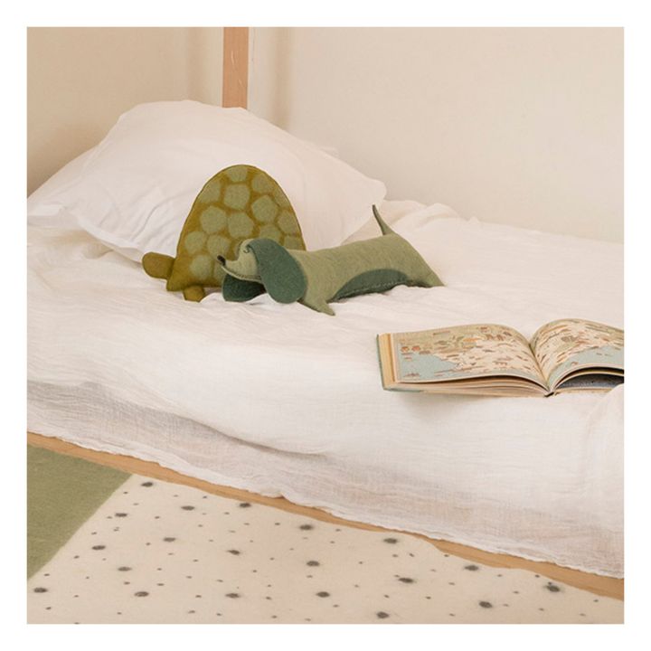 Coussin Pasu Chien-saucisse en feutre | Vert- Image produit n°2