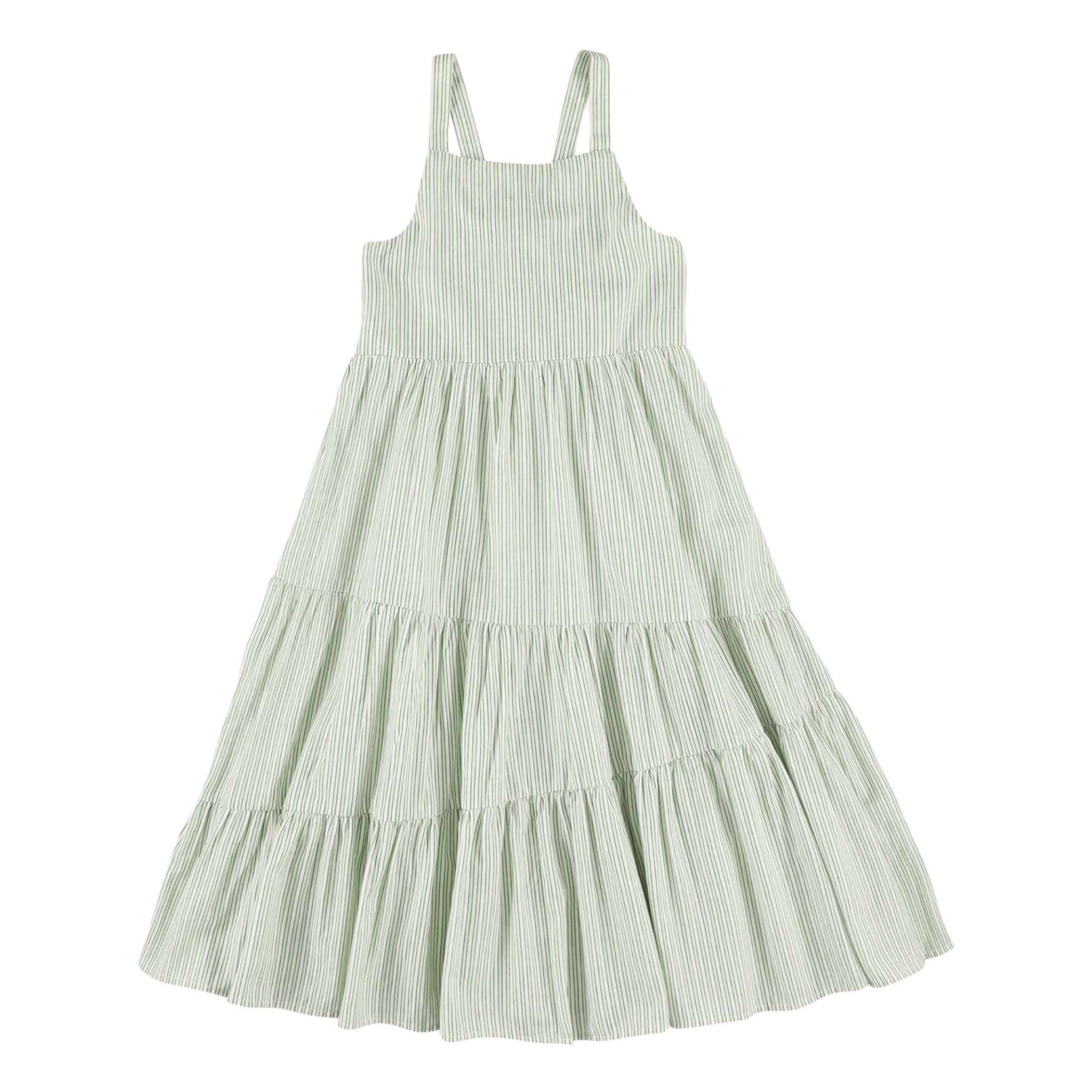 Langes Kleid Grün- Produktbild Nr. 0