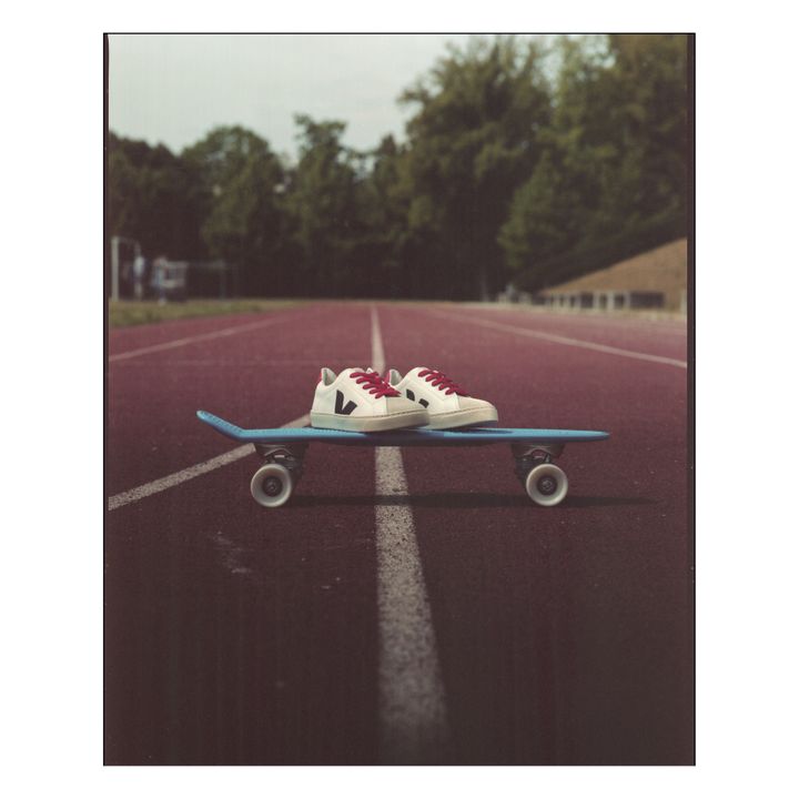 V-10 Vegan Sneakers Hundred Pieces x Veja | Red- Product image n°4
