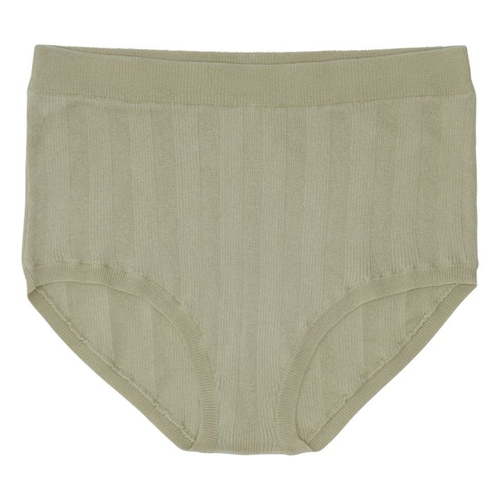 Culotte Coton Bio Vert kaki clair- Image produit n°0