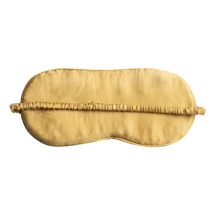 Antifaz de seda | Amarillo Mostaza- Imagen del producto n°1