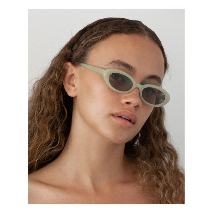 Lunettes de Soleil Sylvie | Vert anis- Image produit n°3