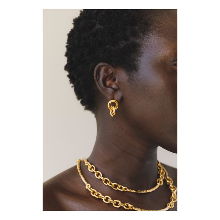 Pendientes Kumi Dorado- Imagen del producto n°1