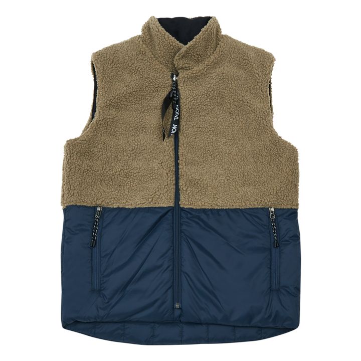 Chaqueta sin mangas reversible - Colección Adulto - Azul Marino- Imagen del producto n°3