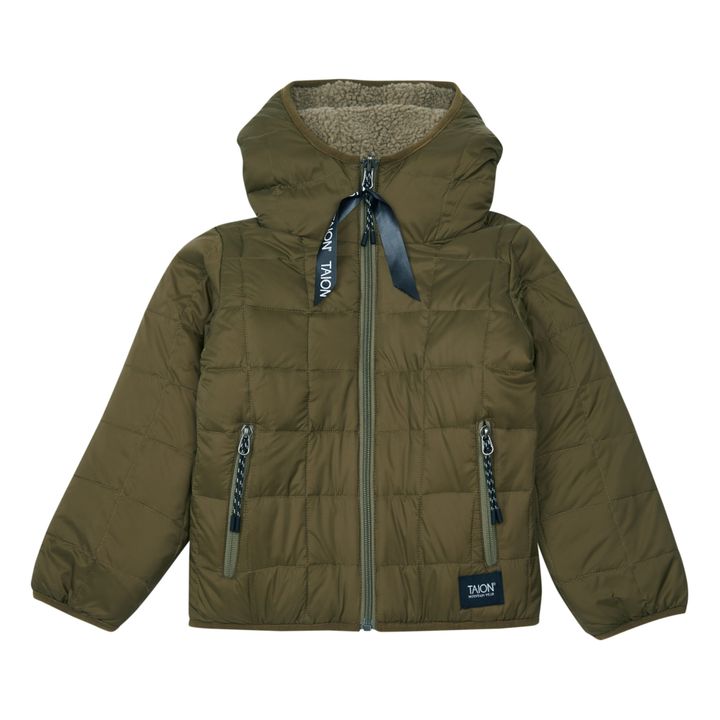 Anorak con capucha Verde oliva- Imagen del producto n°1