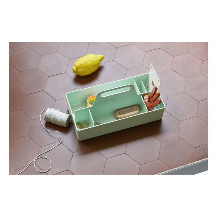 Rangement Toolbox en plastique recyclé - Arik Levy | Vert Menthe- Image produit n°3