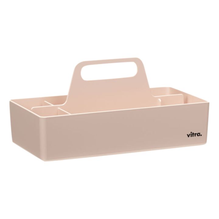 Rangement Toolbox en plastique recyclé - Arik Levy | Rose pâle- Image produit n°0