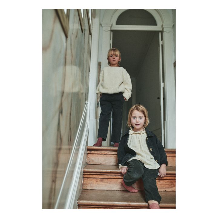 Leatherleaf Sherpa Sweatshirt | Cream- Product image n°1