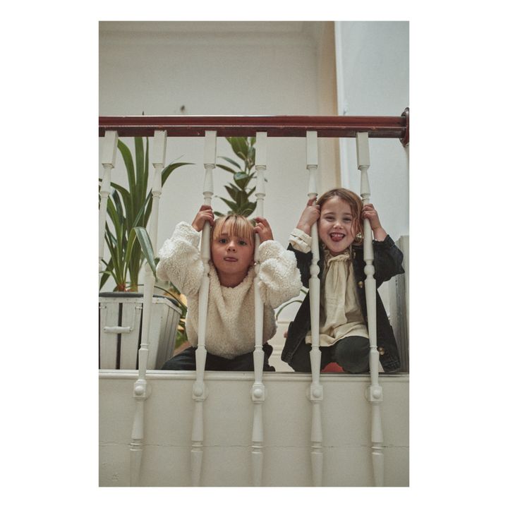 Leatherleaf Sherpa Sweatshirt | Cream- Product image n°4