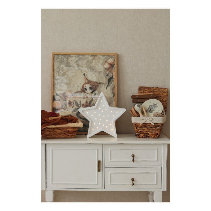 Lampe à poser Etoile | Blanc- Image produit n°1