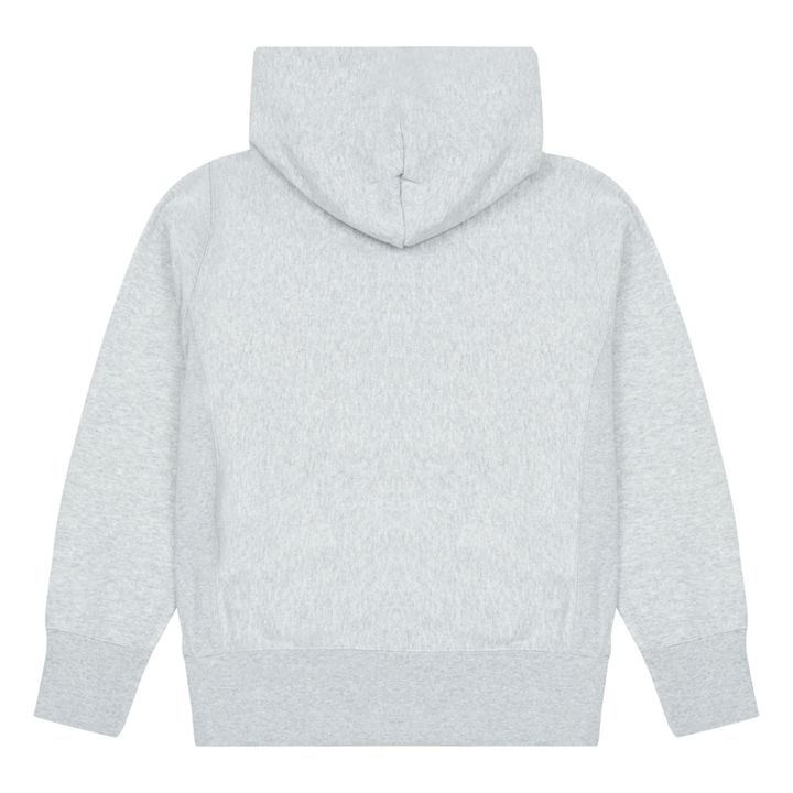 Felpa con cappuccio - Collezione Adulto - Grigio chiné- Immagine del prodotto n°2