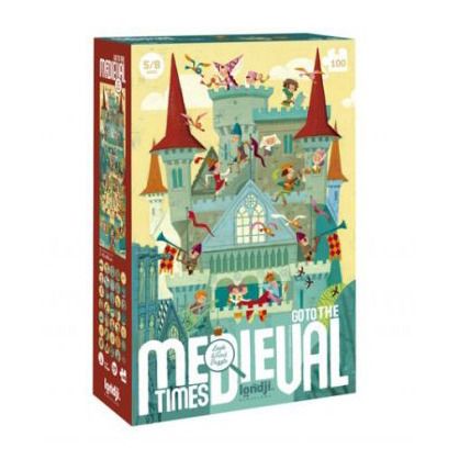 Puzzle Evolution Zurück ins Mittelalter - 100 Teile- Produktbild Nr. 0