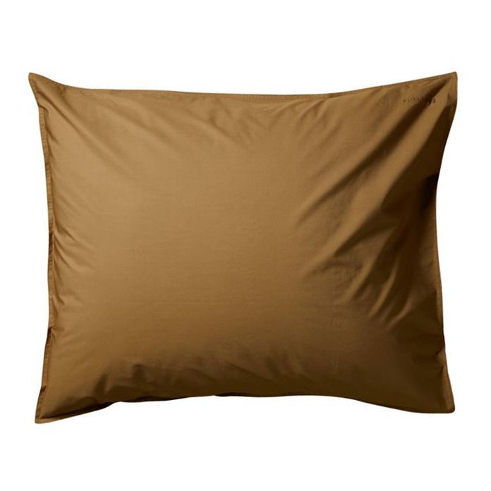 Taie d'oreiller en percale organique | Khaki- Image produit n°0