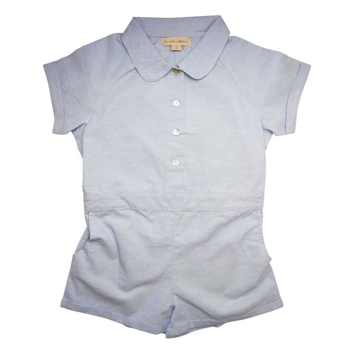 Kurzer Overall Chambray Bio-Baumwolle Denim- Produktbild Nr. 0