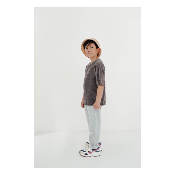 T-shirt Uni Coton Bio Marron- Image produit n°3