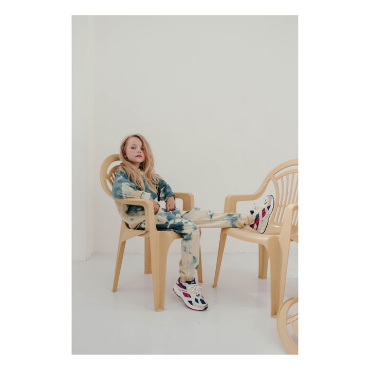 Organic Cotton Tie-Dye Joggers | Blue- Product image n°2