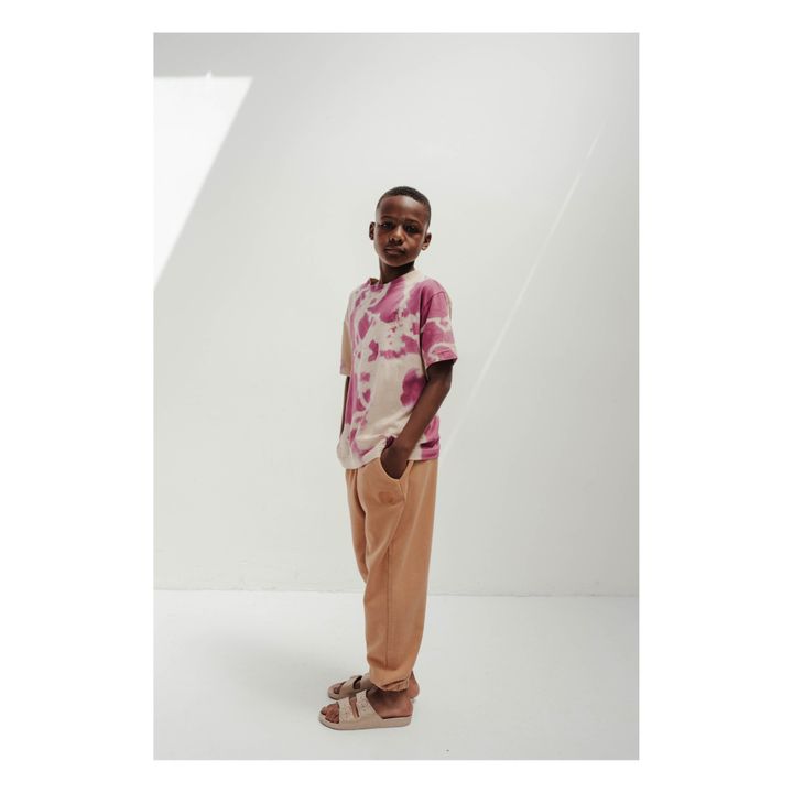 T-shirt Tie and Dye, in cotone biologico Rosa- Immagine del prodotto n°3