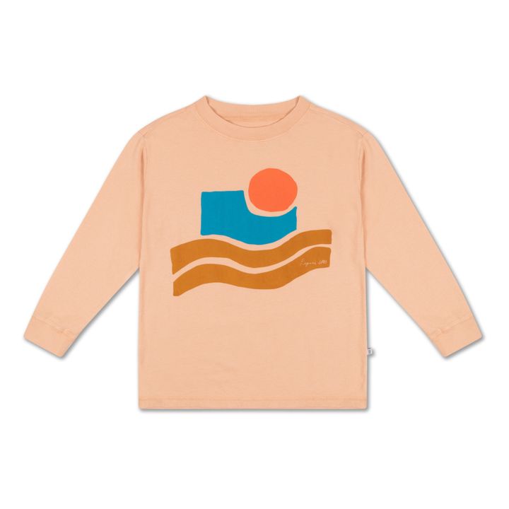 T-shirt ML , in cotone biologico Pesca- Immagine del prodotto n°0