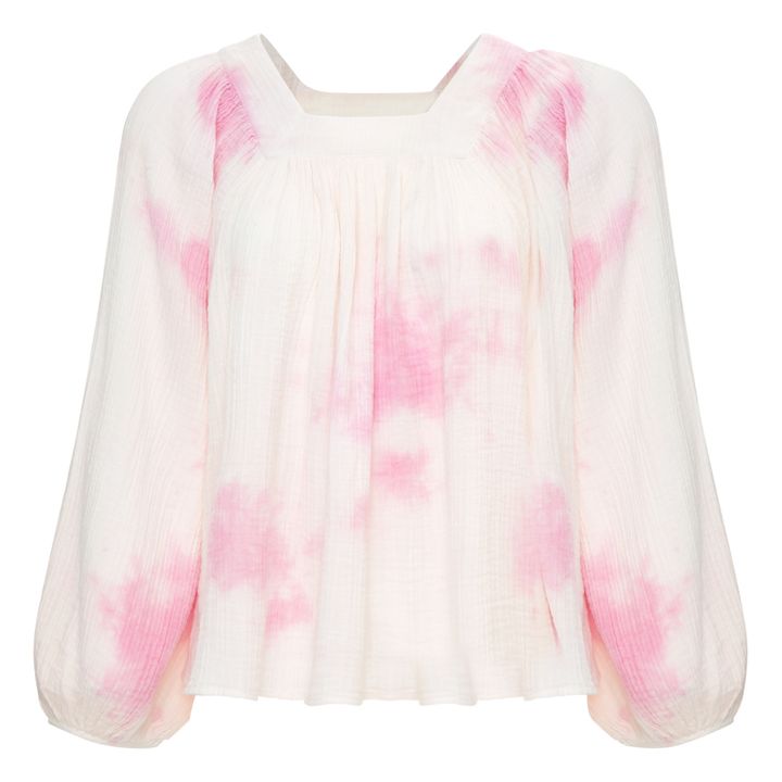 Bluse Carrie Mae Poet Tie and Dye Rosa- Produktbild Nr. 0