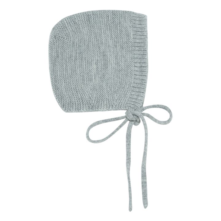Baby-Mütze aus Merino Dolly | Grau Meliert- Produktbild Nr. 0