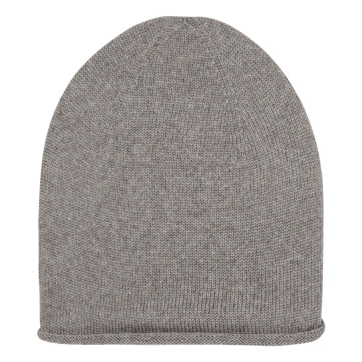 Bonnet en Mérinos Efa | Gris souris- Image produit n°0